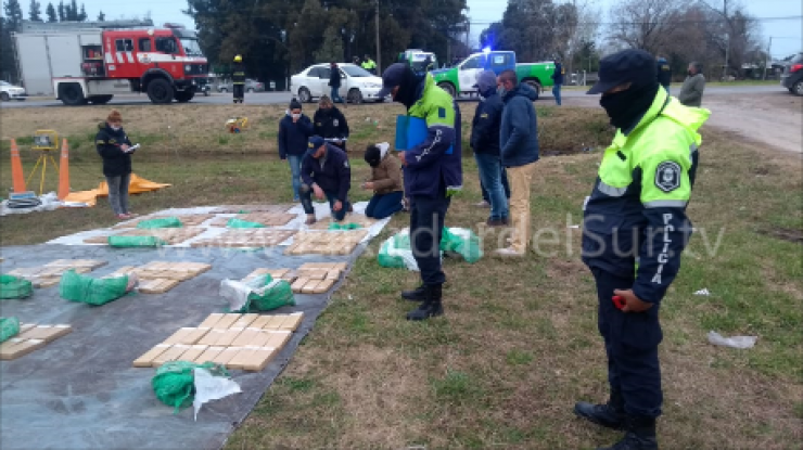 Golpe al narcotráfico, secuestran más de 700 kilos de marihuana